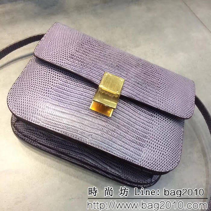 CELINE賽琳原單 蜥蜴紋豆腐包 可單肩斜跨 SL1290